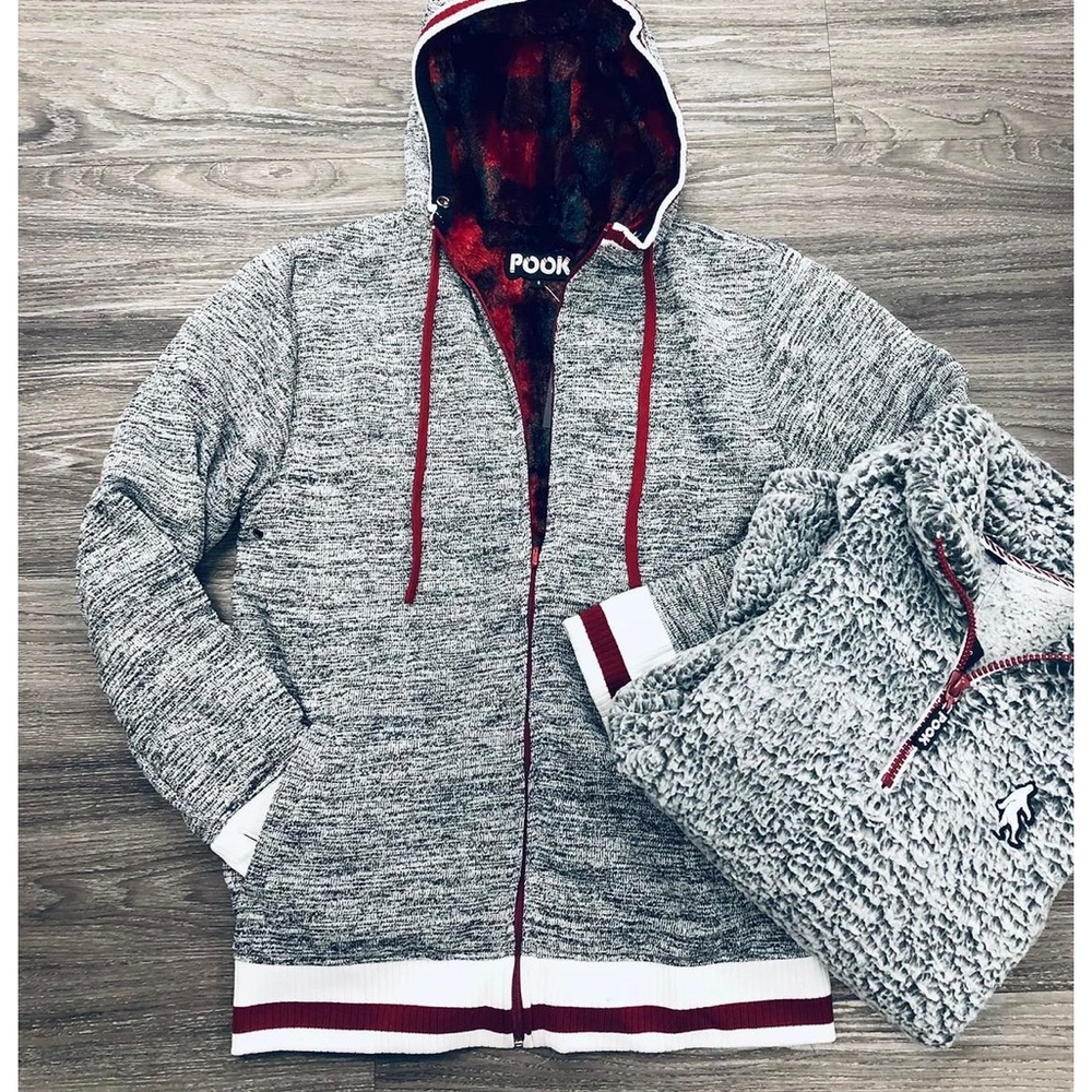 Pook Faux Fur Reversible Hoodie - Picture 2 of 12